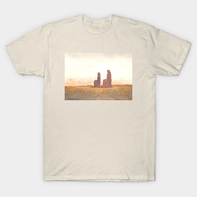 The Colossi At Thebes in Egypt T-Shirt by Star Scrunch